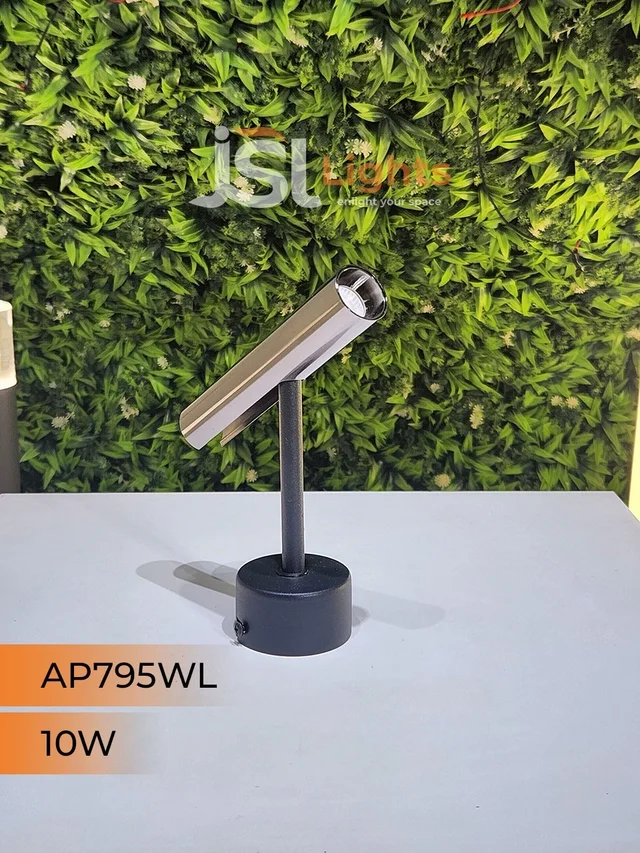 APRA AP795 6W Black RG Surface Wall Cob Focus Light - 10W, 3000K, Black PB