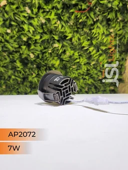 APRA AP 2072 7W Black Deep Recessed COB Downlight - 7W, 4000K, Black