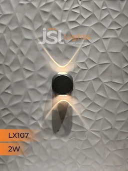 LX 107 2W 4Way Wall Decorative Light UP Down Wall Light - 2W