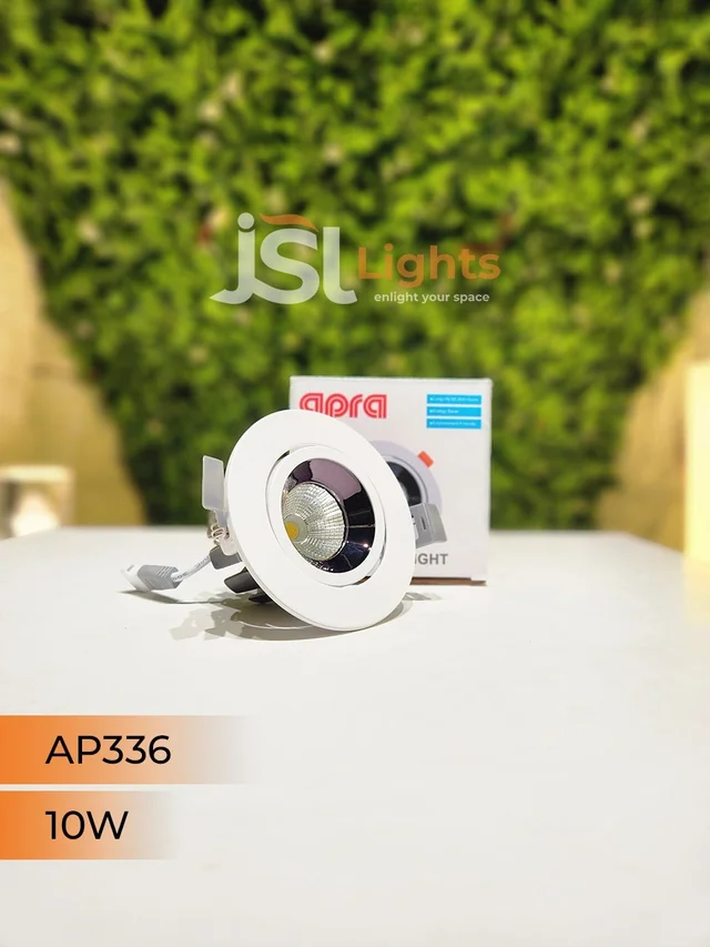 APRA AP 336 10W Round Deep Recessed COB Downlight - 10W, 6000K