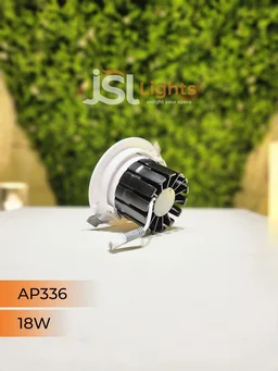 APRA AP 336 18W Round Deep Recessed COB Downlight - 18W, 6000K