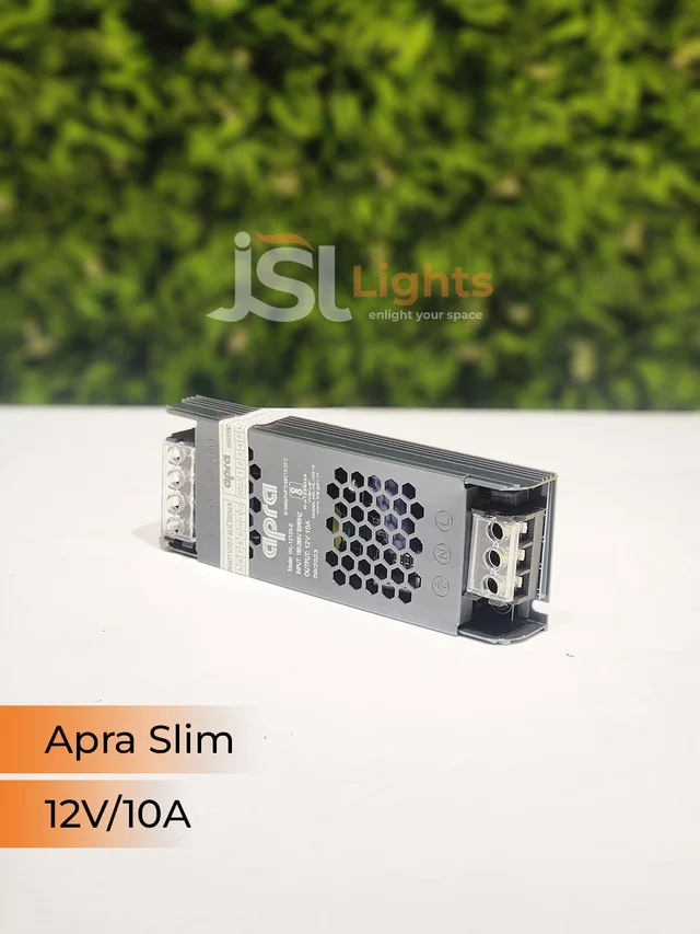 APRA 120W Slim 12V Led Strip Constant Current Driver - 120W/10AM