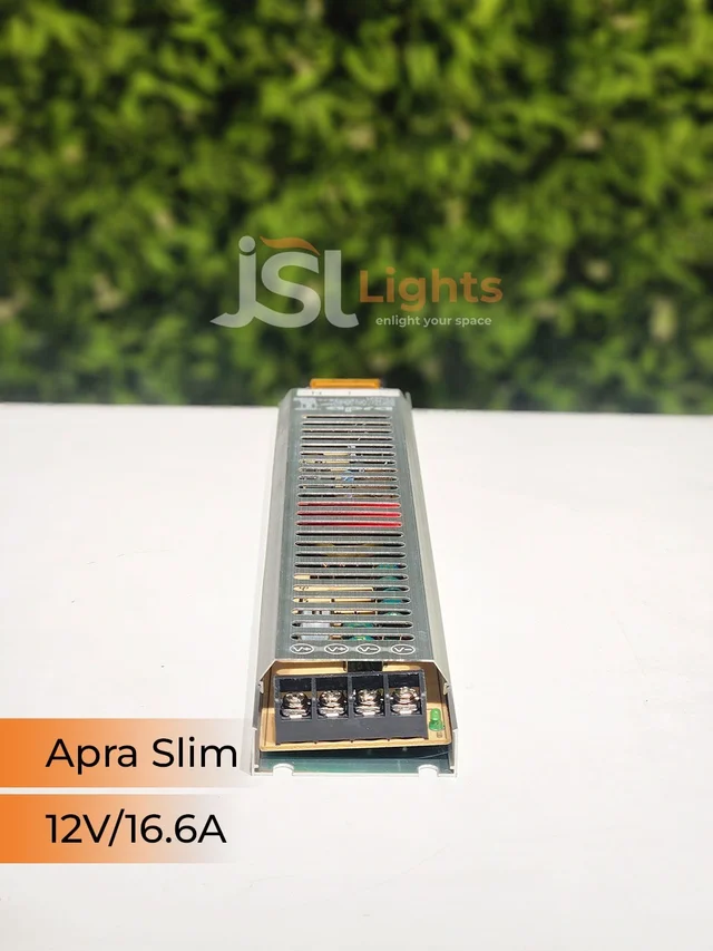 APRA 200W Slim 12V Led Strip Constant Current Driver - 200W/16.5AM