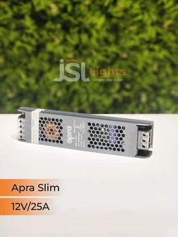 APRA 300W Slim 12V Led Strip Constant Current Driver - 300W/25AM