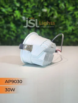APRA 9050 30W Round Deep Recessed COB Downlight - 30W, 6000K