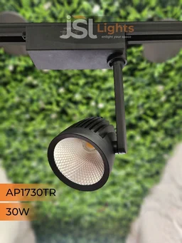 APRA 1730 30W LED Track Spotlight Black Body - 6000K, Black