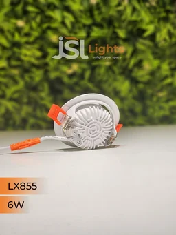 LX 855 6W Round Deep Recessed COB Downlight - 6W, 4000K