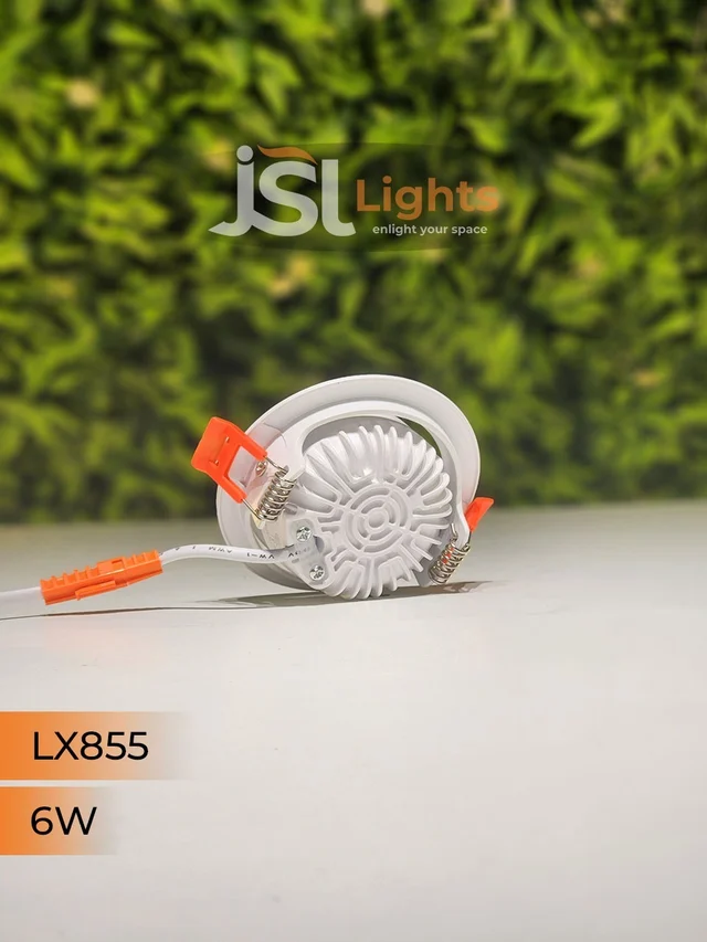 LX 855 6W Round Deep Recessed COB Downlight - 6W, 4000K