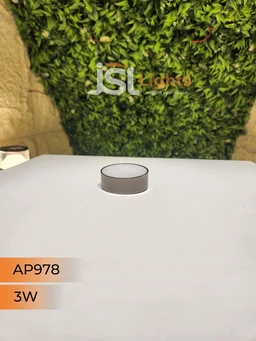 APRA AP978 3W Round Surface Diffuser Panel Light - 3W, 3000K, AB