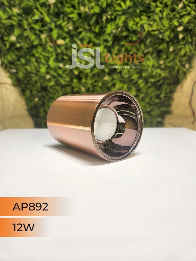 APRA AP892 12W Round CP Surface Cylinder Light - 12W, 4000K, CP