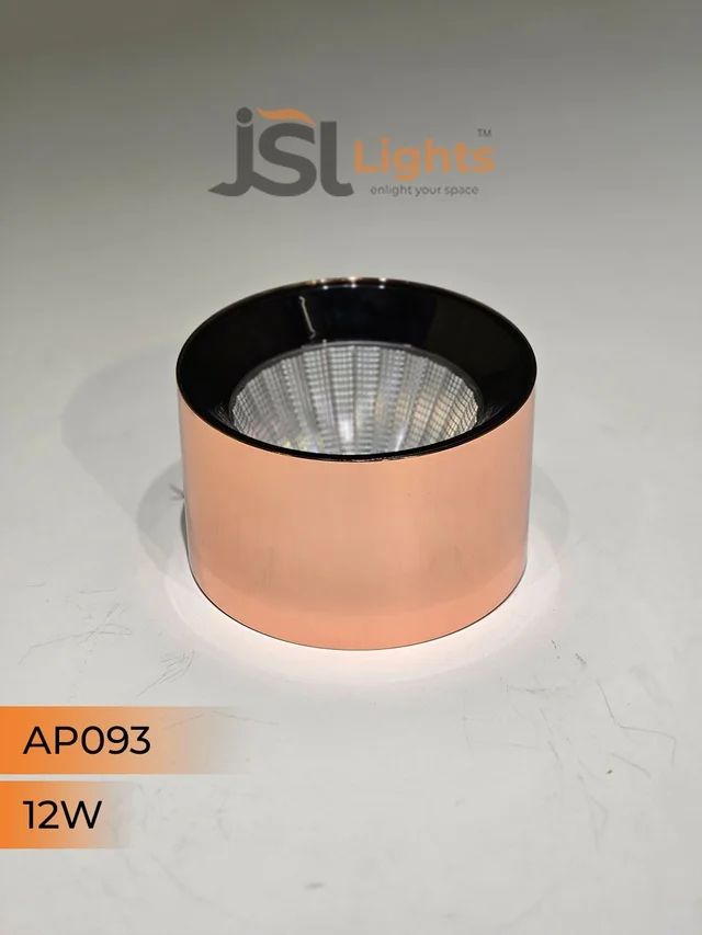 APRA 093 12W RG Round Surface Cylindrical Light - 12W, 3000K