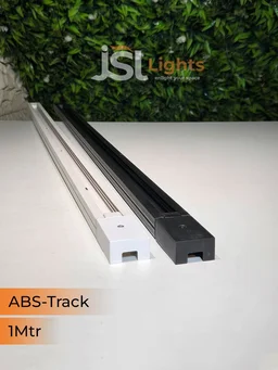 APRA 1M ABS Black Ceiling Track Channel - 1M, White