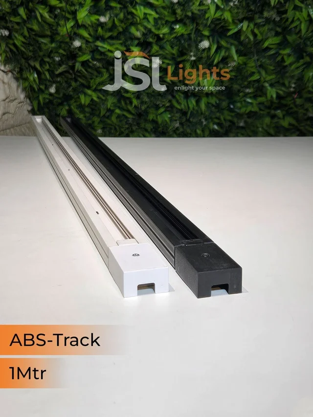 APRA 1M ABS Black Ceiling Track Channel - 1M, White
