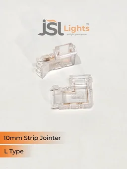 JSL APRA 10 mm Led Strip Jointer (20 Pcs Packing) - L Jointer