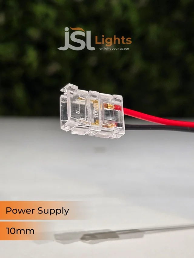 JSL APRA 10 mm Led Strip Jointer (20 Pcs Packing) - Wire With Jointer