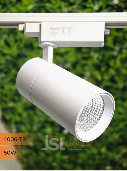 APRA AP4006 - 50W LED TRACK SPOTLIGHT - 50W, 4000K, WHITE