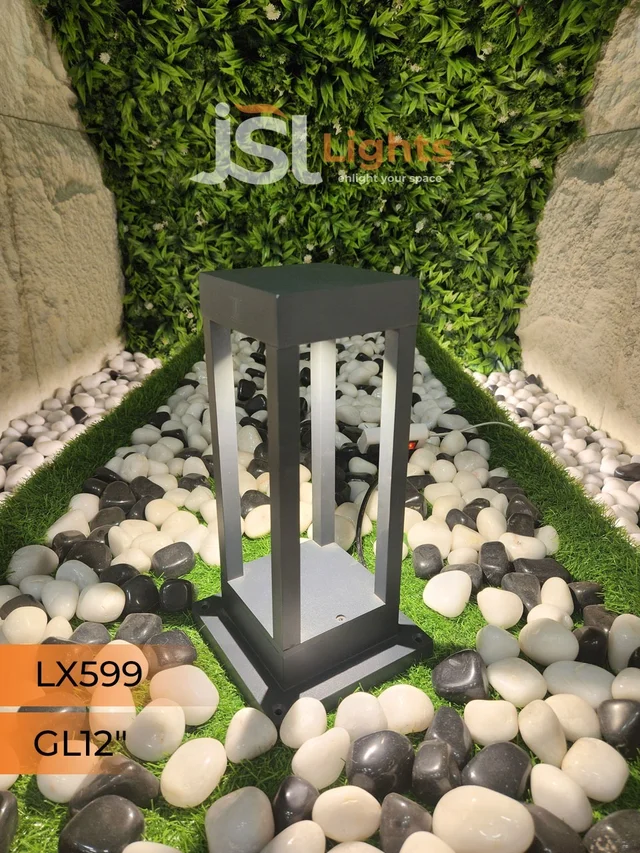 LX 599 12W 12 Inches Square Outdoor Gate Light -