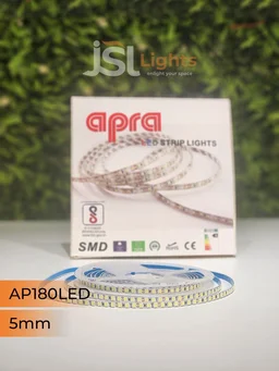 APRA 12V 2835 180Led 5mm Strip Light 5Mt Pack - 180LED, CW