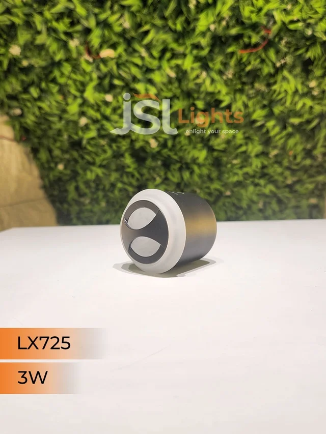LX725 3W Led Foot Light - Black