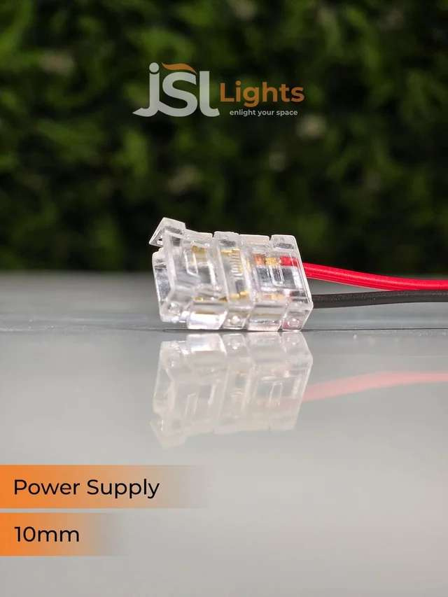 JSL APRA 10 mm Led Strip Jointer (20 Pcs Packing) - Wire With Jointer