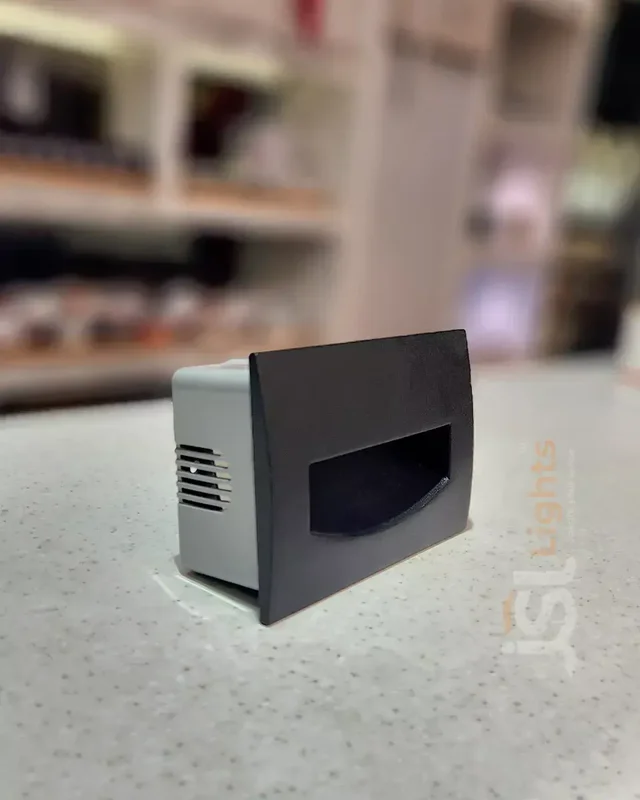 APRA AP7422 3W Square Black Foot Light - 5W, 3000K, Grey