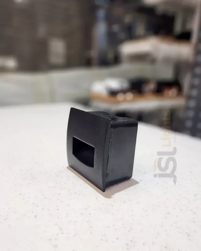 APRA AP7422 3W Square Black Foot Light - 3W, 3000K, Black