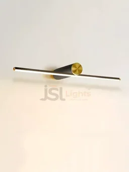 LX 775 Black GD Wall Mirror Light 3CCT - 12W, Black GD