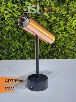 APRA AP795 6W Black RG Surface Wall Cob Focus Light - 10W, 3000K, Black RG