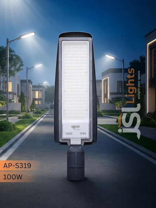 AP-S319 Street Light 100W IP66 Waterproof | Aluminium Body | Waterproof Outdoor | LED Street Light | 6000K Cool White | Efficient Outdoor Light | 2-Year Warranty With HeatSink Energy - 100W