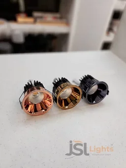 APRA AP2015A 7W Rose Gold Recessed COB Downlight - 7W, 3000K