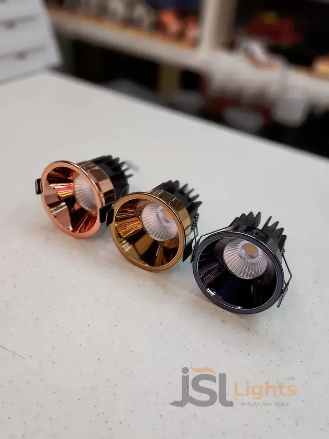 APRA AP2015A 7W Rose Gold Recessed COB Downlight - 7W, 3000K