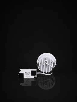 APRA AP-1501 7W 3 in 1 Deep Recessed COB Downlight - White RG Finish Anti-Glare Ceiling Spotlight - 7W, WH+RG