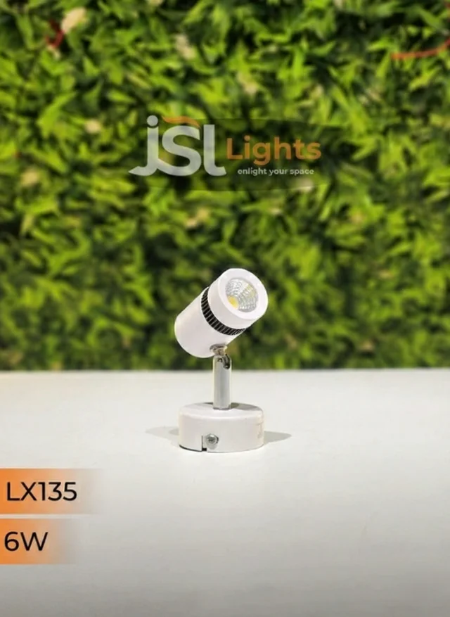 LX135 6W LED WALL SPOTLIGHT - 6W, 4000K, WHITE
