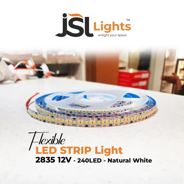 APRA 12VDC 2835 LED STRIP, Cove light,5Mt Pack - 180Led/Mt., Warm white