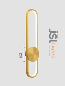 12W 3CCT Wall Decorative Light – LX398 Indoor Gold Finish