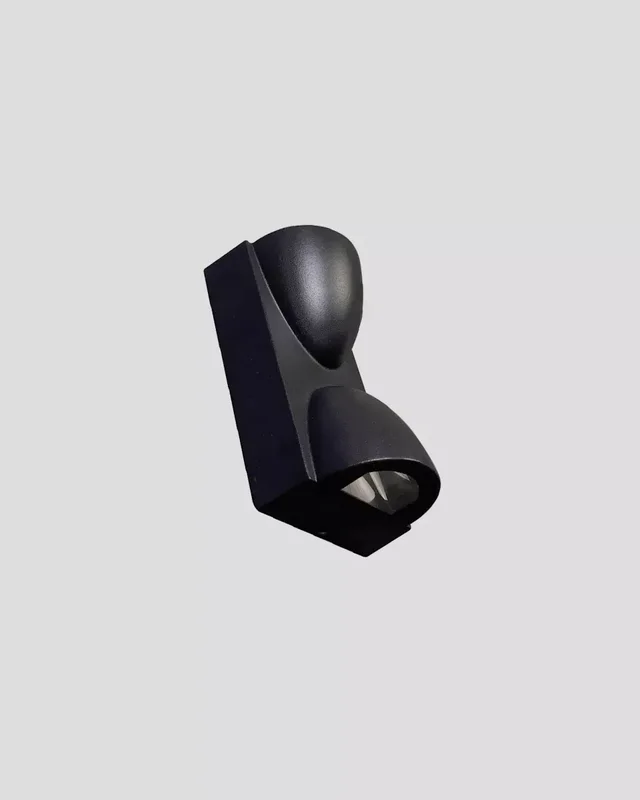 LX159 10W Black Outdoor Up Down Wall Light - 10W, 3000K