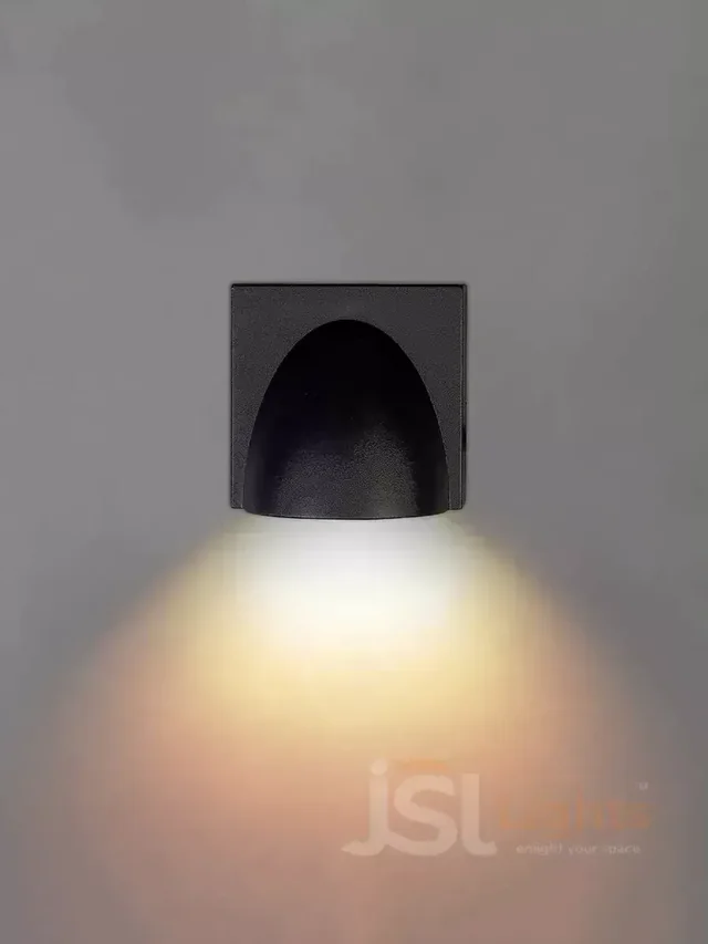 LX159 10W Black Outdoor Up Down Wall Light - 5W, 3000K