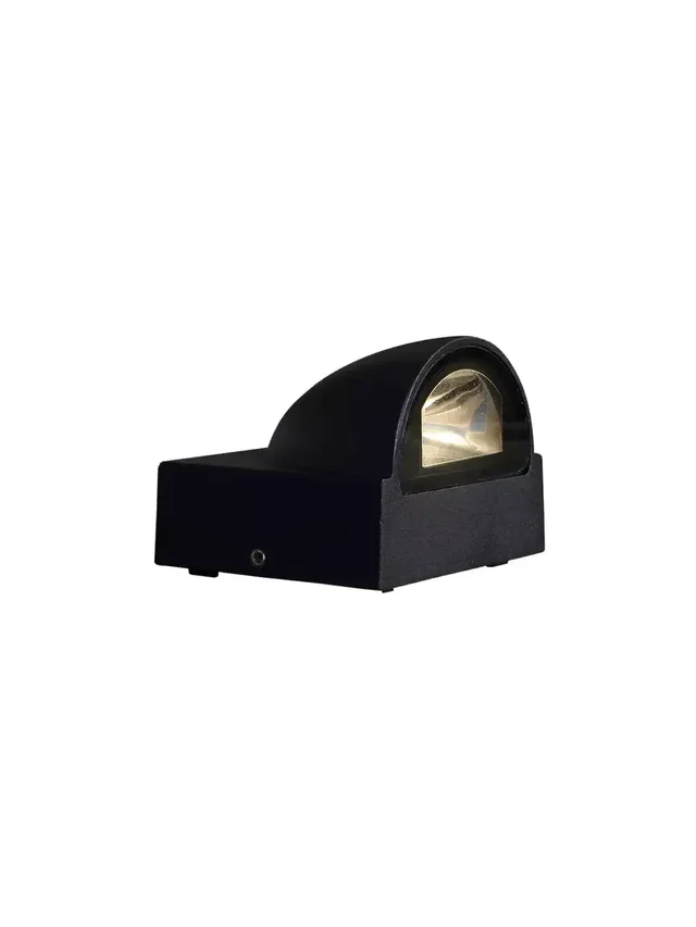 LX159 10W Black Outdoor Up Down Wall Light - 5W, 3000K