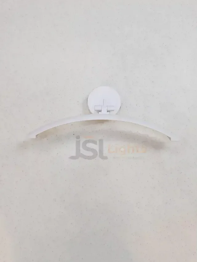 LX 876 6W Black Curve Mirror Light - 6W, 3000K, White
