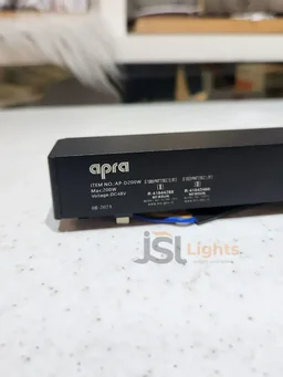 APRA MG 200W Ultra Slim Built-In Magnetic Track Driver - Premium Aluminium Alloy 48V DC Power Supply for Slim Track Lighting Channel - MG 200W Driver