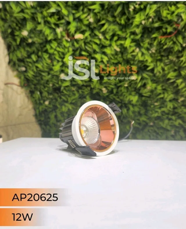Bridglux & Philips AP 20625 12W White Deep Recessed COB Downlight RG Reflector - 12W, 3CCT, White