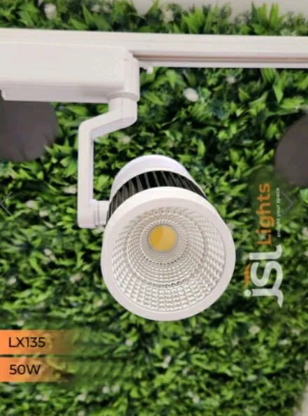 Lx LX 135 50W LED Track Spotlight White Body - 50W, 4k, White
