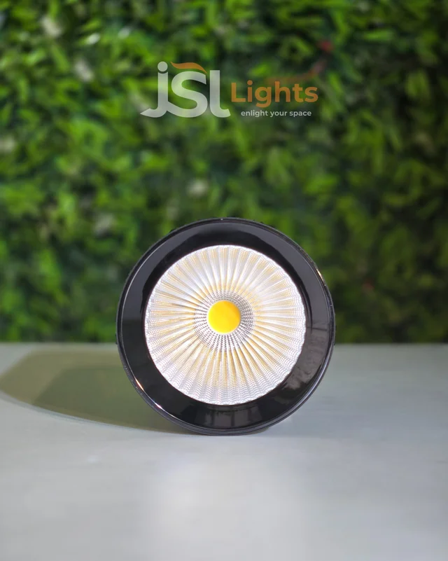 LX Lx 893 50W Round Surface Cylindrical Light - 50W, 4000K, Black PB