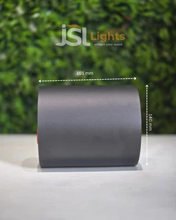 LX Lx 893 50W Round Surface Cylindrical Light - 50W, 4000K, Black PB