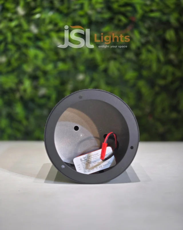 LX Lx 893 50W Round Surface Cylindrical Light - 50W, 4000K, Black PB