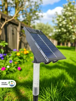 JSL LIGHTS JSL 5106 Solar Garden Spike Spot Light – Warm White & RGB - RGB, 1 pcs