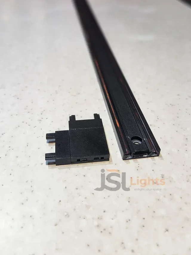 APRA MG TR01-3 Slim Surface Channel 90 Degree Connector - L-Shape Corner Power Adapter for Premium Slim Magnetic Track Rails (Matte Black) - TR01-3 L Jointer