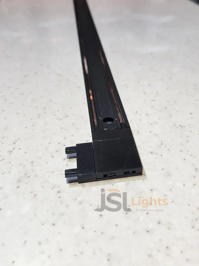 APRA MG TR01-3 Slim Surface Channel 90 Degree Connector - L-Shape Corner Power Adapter for Premium Slim Magnetic Track Rails (Matte Black) - TR01-3 L Jointer