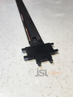APRA MG TR01-5 Slim Surface Cross Magnetic Track Jointer - X-Shape Plus Connection Adapter for Premium Slim Track Rails (Matte Black) - TR01-5 Jointer