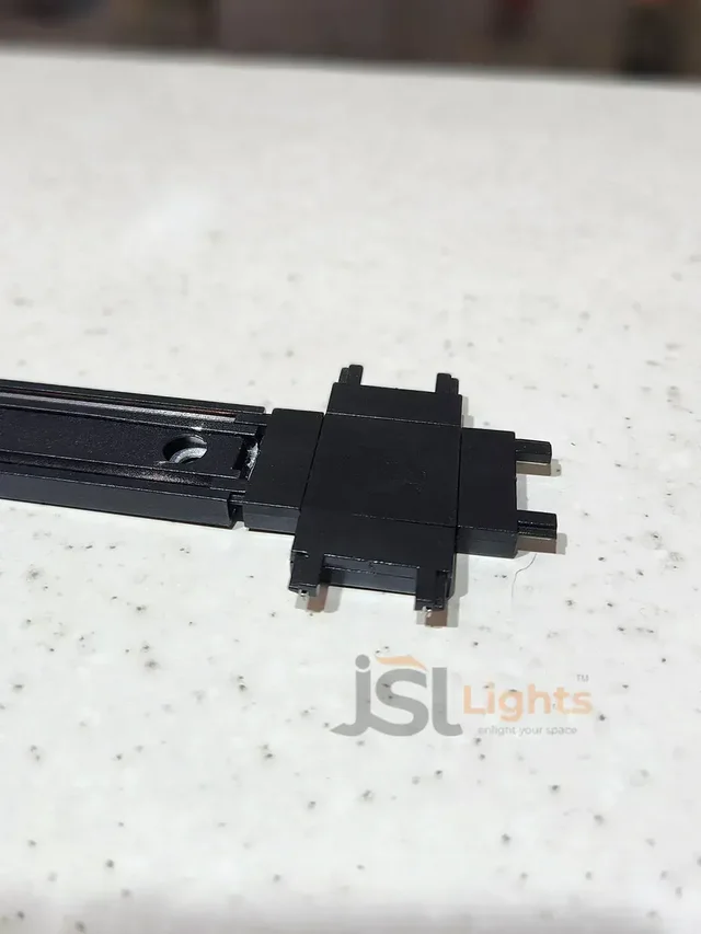 APRA MG TR01-5 Slim Surface Cross Magnetic Track Jointer - X-Shape Plus Connection Adapter for Premium Slim Track Rails (Matte Black) - TR01-5 Jointer